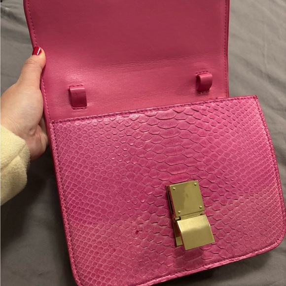Celine Pink Python leather Box Bag - Picture 5 of 15